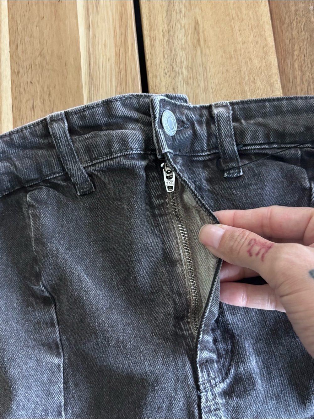 NWT ZARA Denim Tube Top - Picture 2 of 8